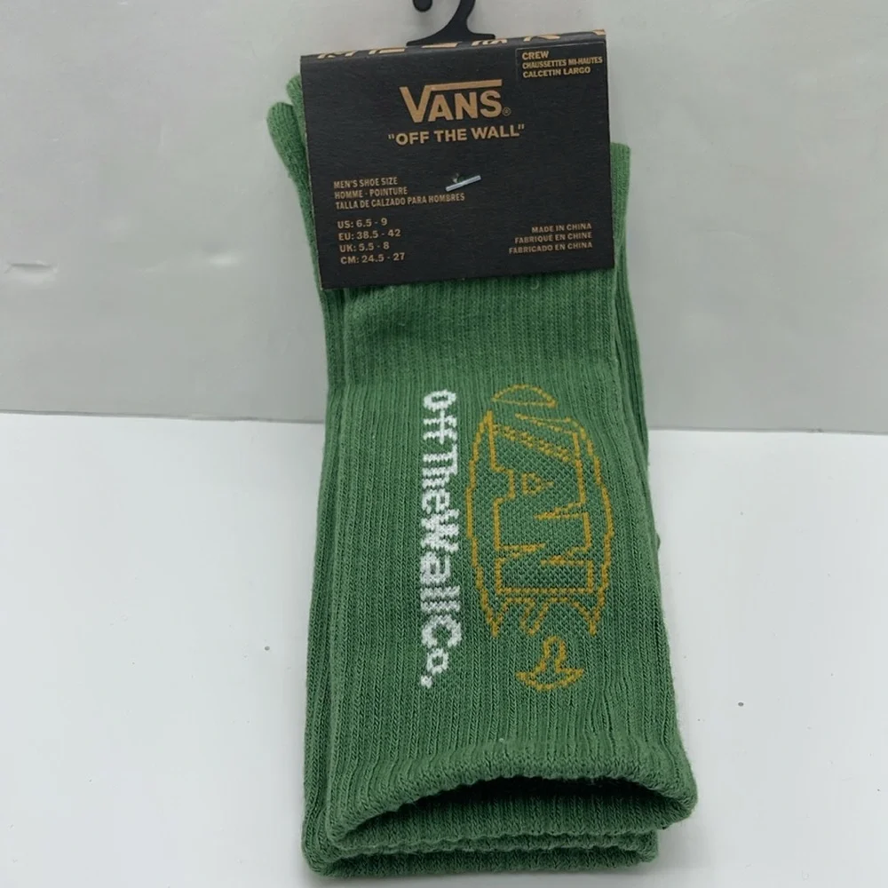Vans Green Crew Socks VANS® 